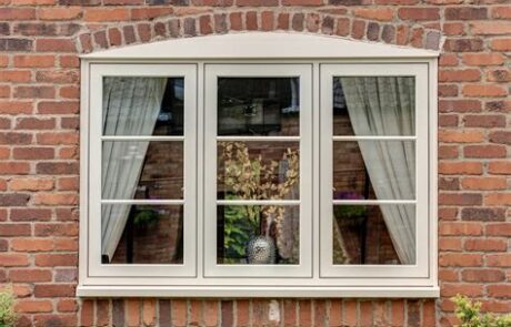 Cream Flush uPVC Window