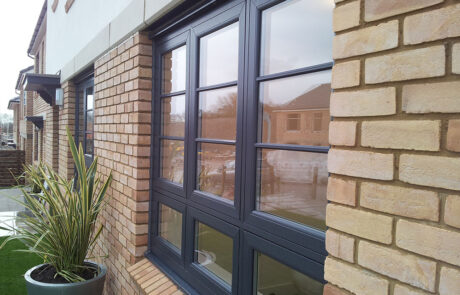 Anthracite Grey Flush Window Frame